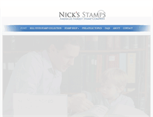 Tablet Screenshot of nicksstamps.com